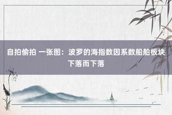 自拍偷拍 一张图：波罗的海指数因系数船舶板块下落而下落
