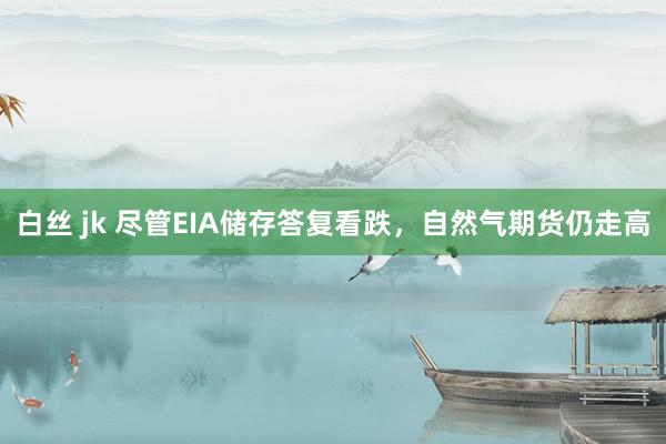 白丝 jk 尽管EIA储存答复看跌，自然气期货仍走高